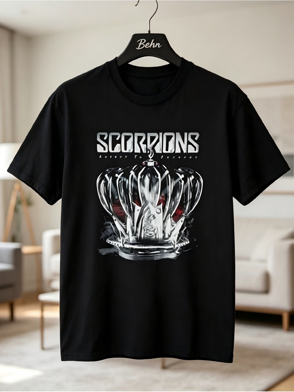 Scorpions Return To Forever Rock Band Classic Graphic Black T-shirt Unisex